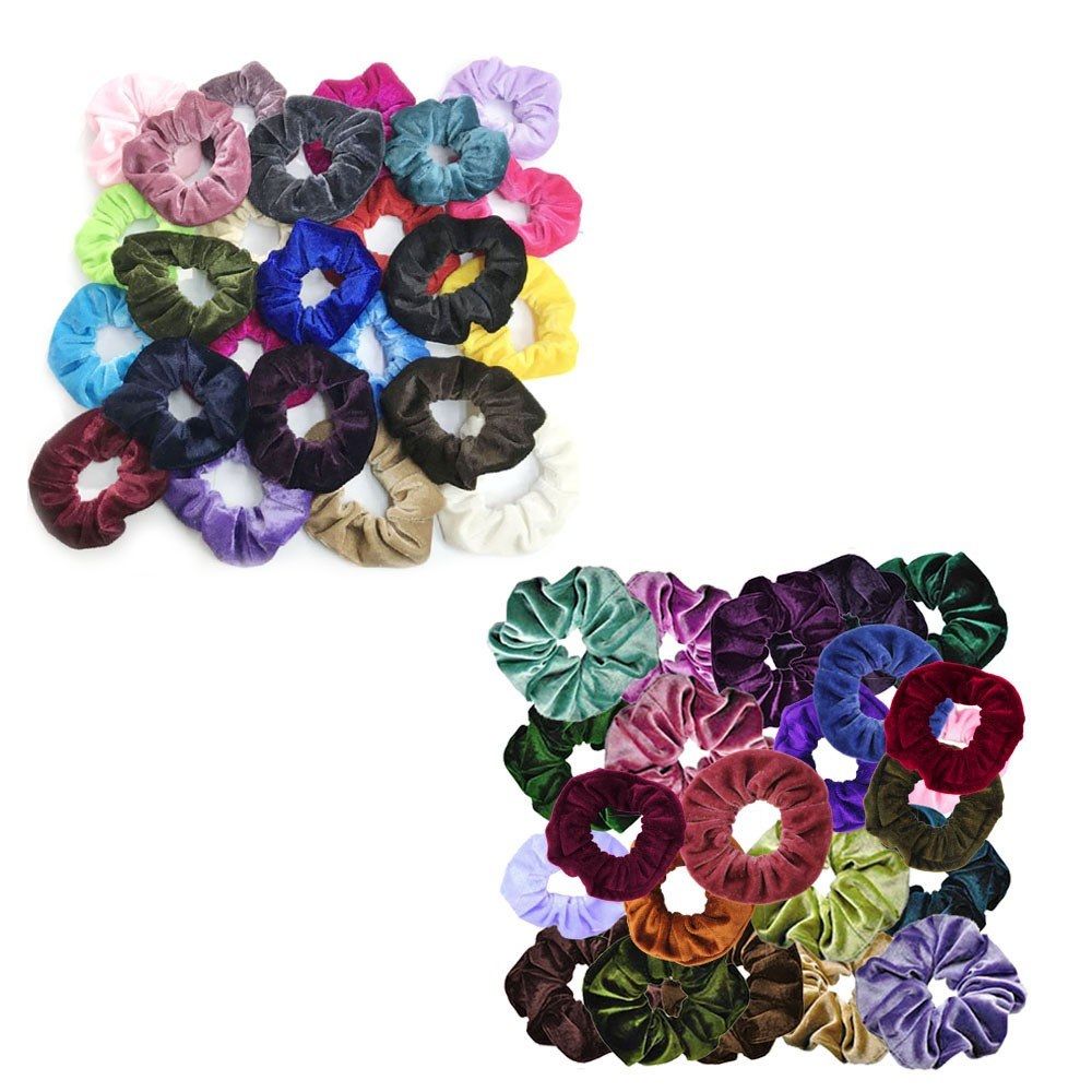 Velvet Hair Scrunchie Ladies Hair Ring