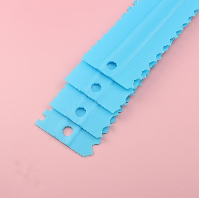 4pcs/set Cake Spatula DIY Baking Tools Plastic pink