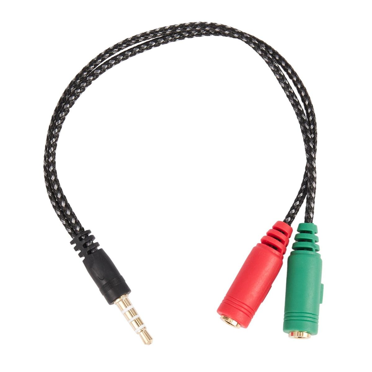 1 Pcs Cable Adapter 2 In 1 Splitter 4 Pole 3.5mm Audio Cable