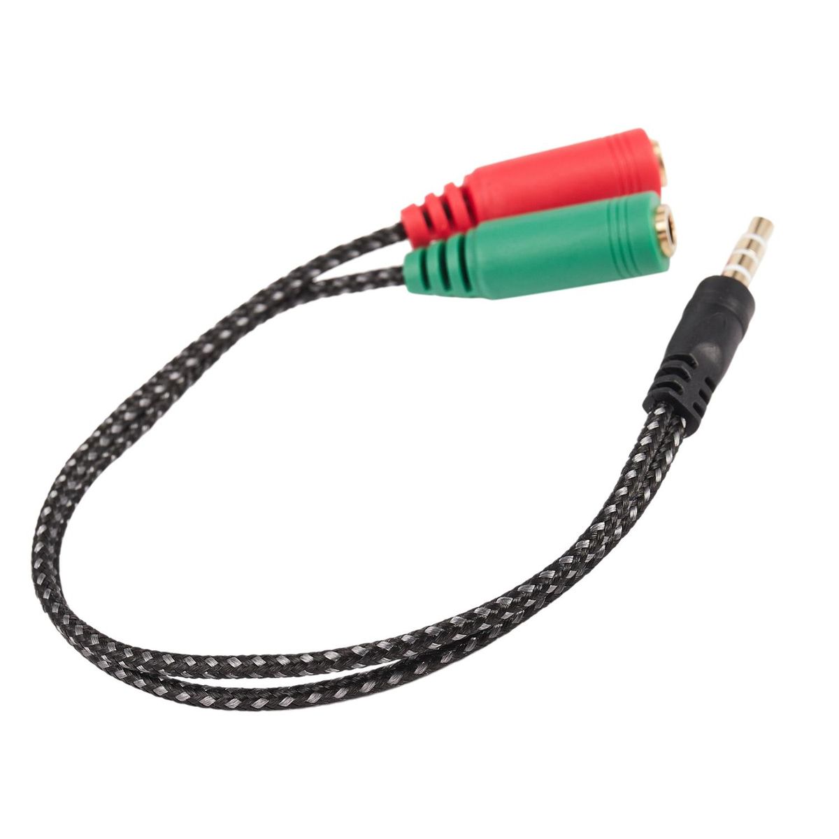 1 Pcs Cable Adapter 2 In 1 Splitter 4 Pole 3.5mm Audio Cable