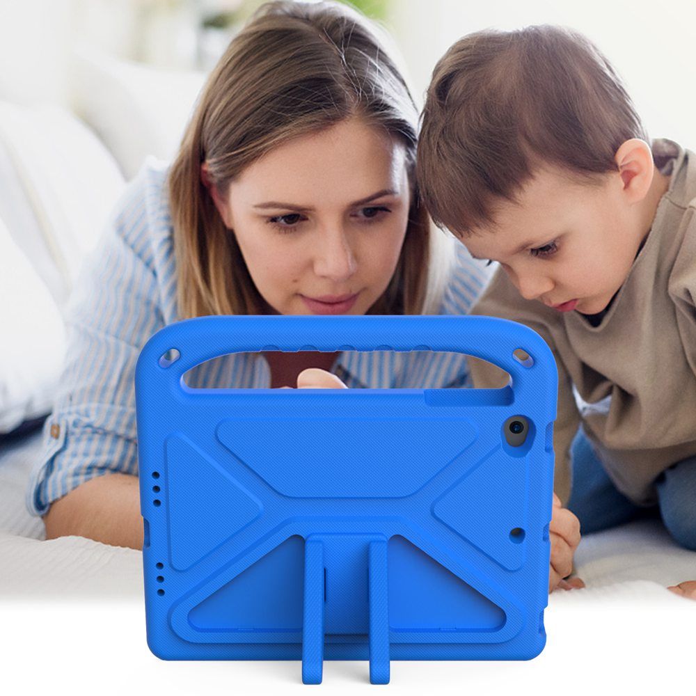 For Ipad Mini 1 2 3 4 5 Case,  Stand Shock Proof Non-toxic EVA Full Body Kids Children Tablet Cover For Ipad Mini Case-Rose Red