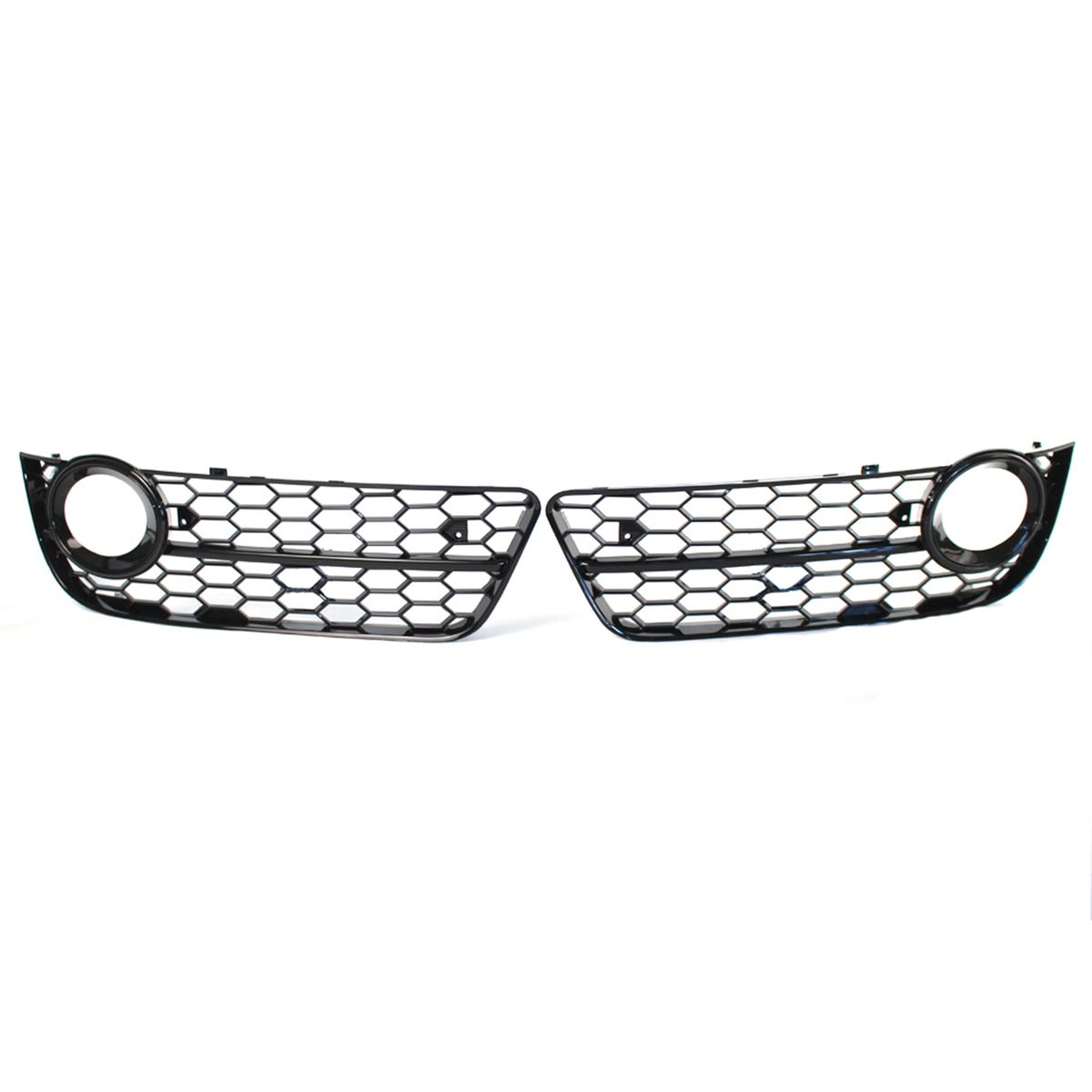 Left/Right Front Bumper Grilles Honeycomb Car Fog Light