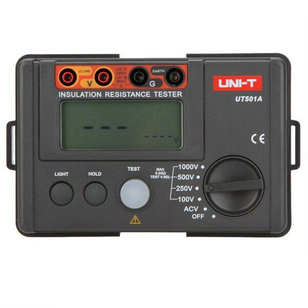 UNI-T UT501A 1000V Insulation Resistance Meter Ground Tester