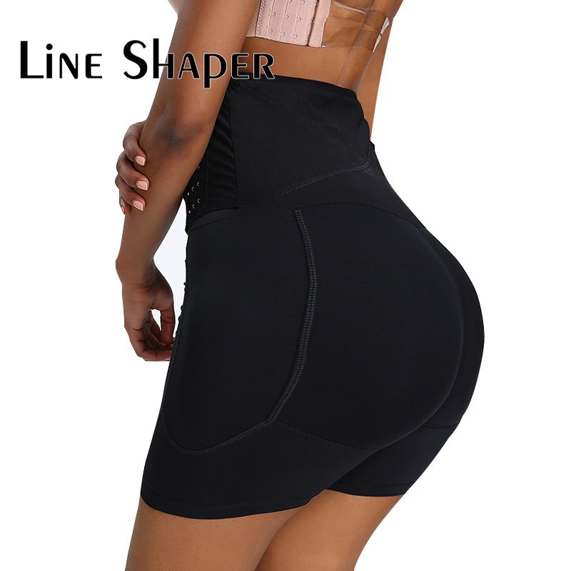 Padded Hips And Soft Bum Shapewear Plus Size (Black)