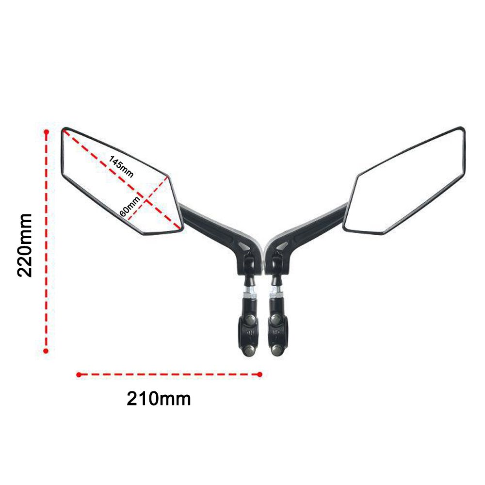 Bike Rearview Mirror Bicycle Handlebar Rear View Mirror