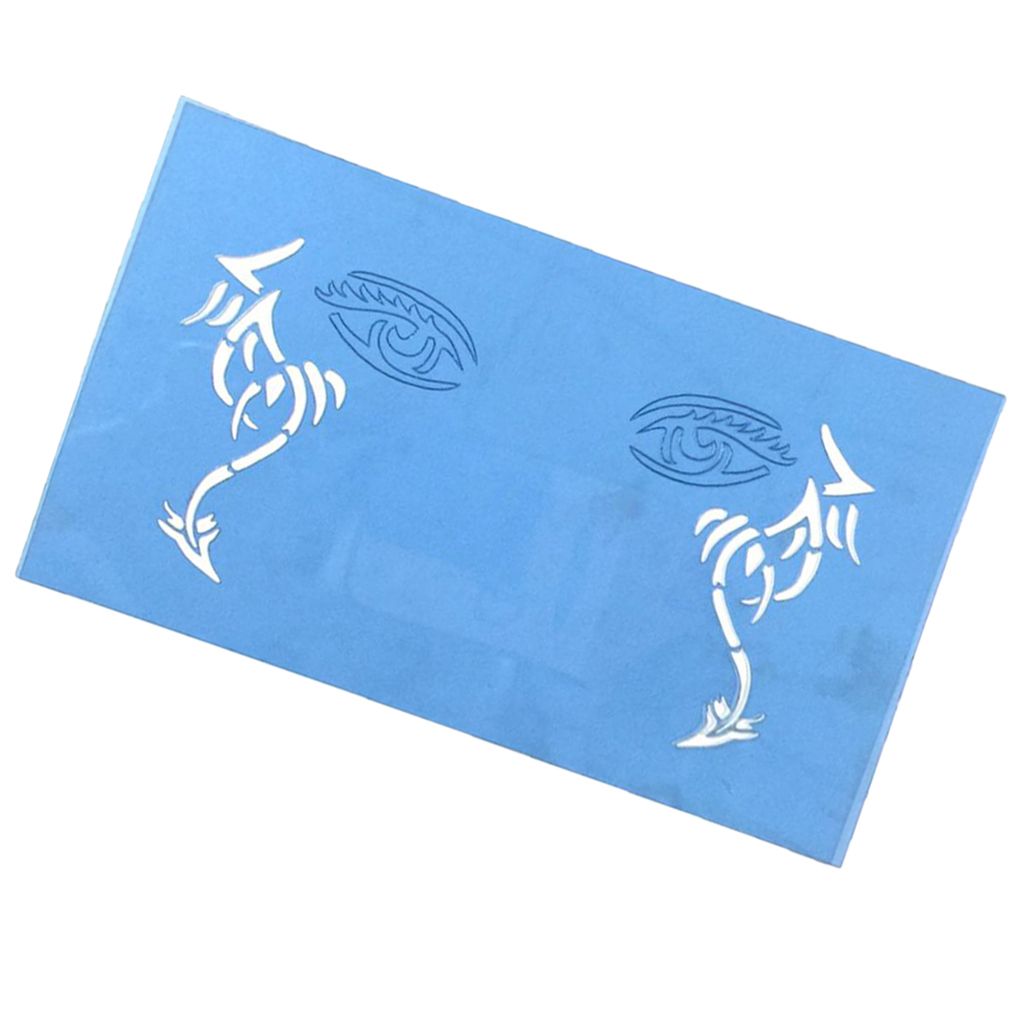 Halloween Airbrush Paint Stencils Body Painting Template 7