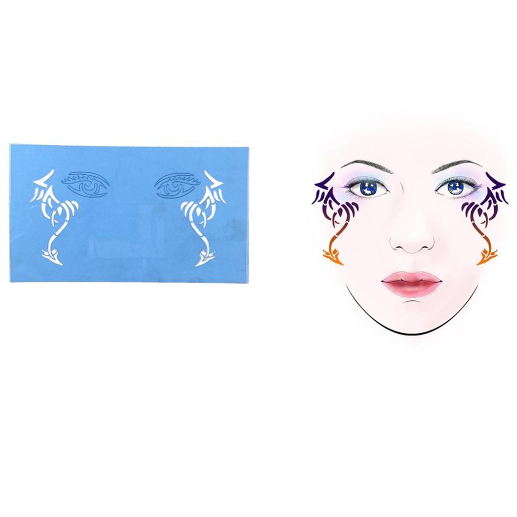 Halloween Airbrush Paint Stencils Body Painting Template 7