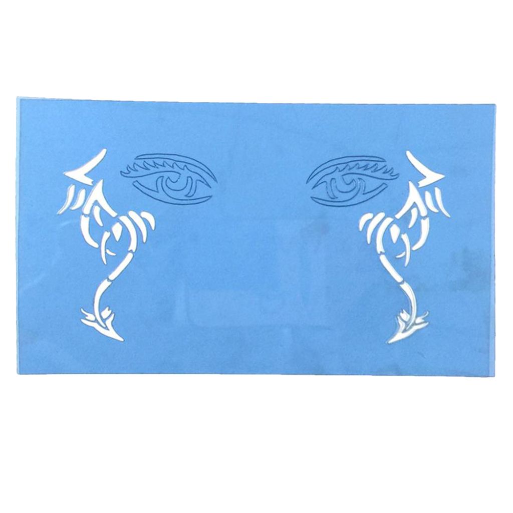 Halloween Airbrush Paint Stencils Body Painting Template 7