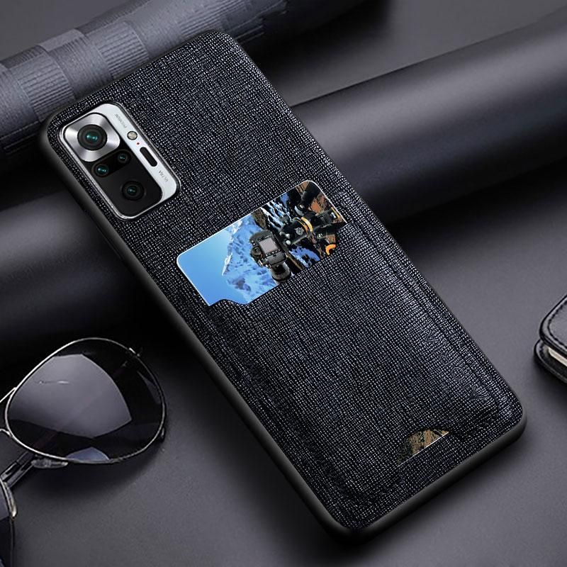 Card slot bag holder case for Xiaomi Redmi Note 10 Pro Max 5G 10s Funda PU leather luxury cover for Redmi Note 10 Pro case