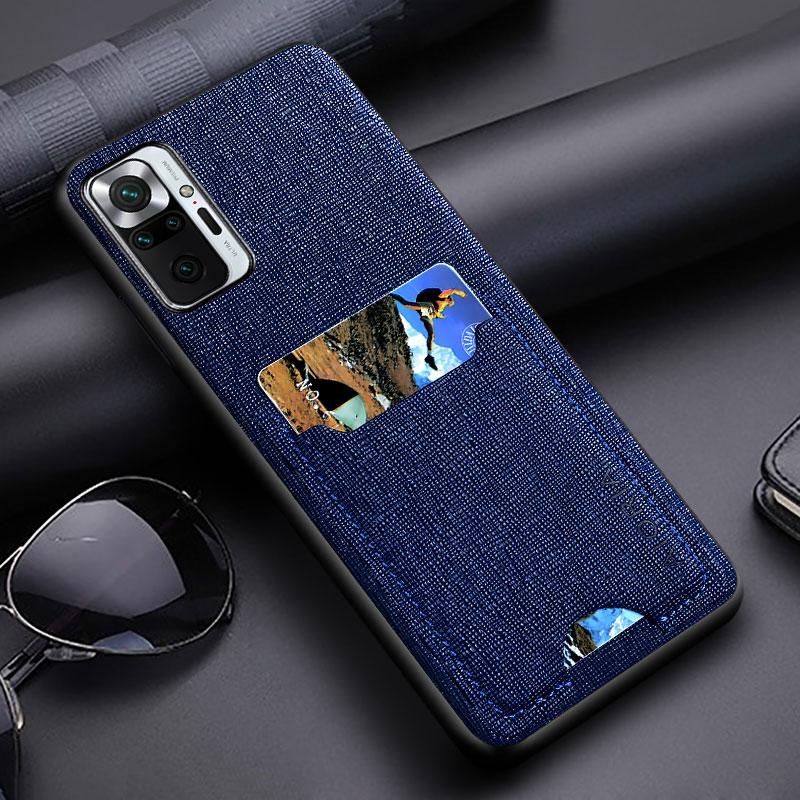 Card slot bag holder case for Xiaomi Redmi Note 10 Pro Max 5G 10s Funda PU leather luxury cover for Redmi Note 10 Pro case