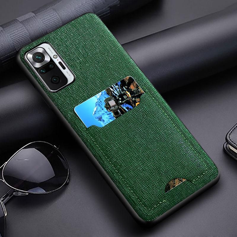 Card slot bag holder case for Xiaomi Redmi Note 10 Pro Max 5G 10s Funda PU leather luxury cover for Redmi Note 10 Pro case