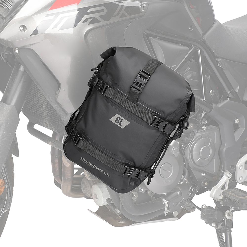 Motorcycle Bumpers Bag Waterproof 6L Motorcycle Side Frame