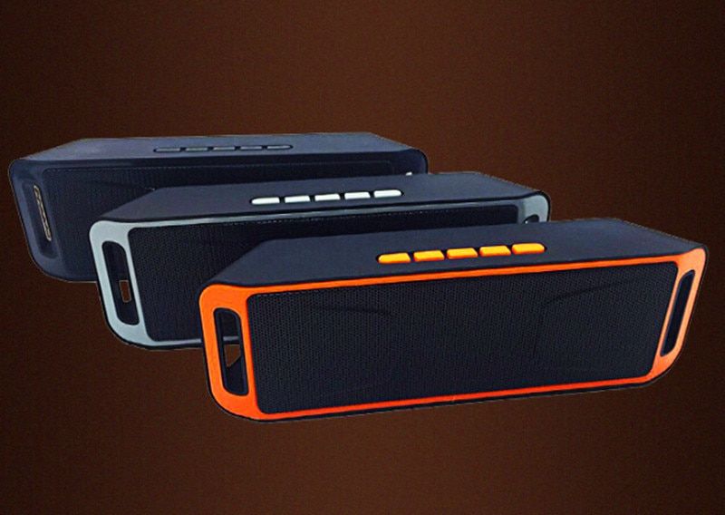 Portable Wireless Speaker TF USB FM Radio Dual Bluetooth GAO