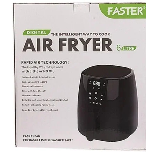 Faster - Digital Air Fryer - 6l - 1500w