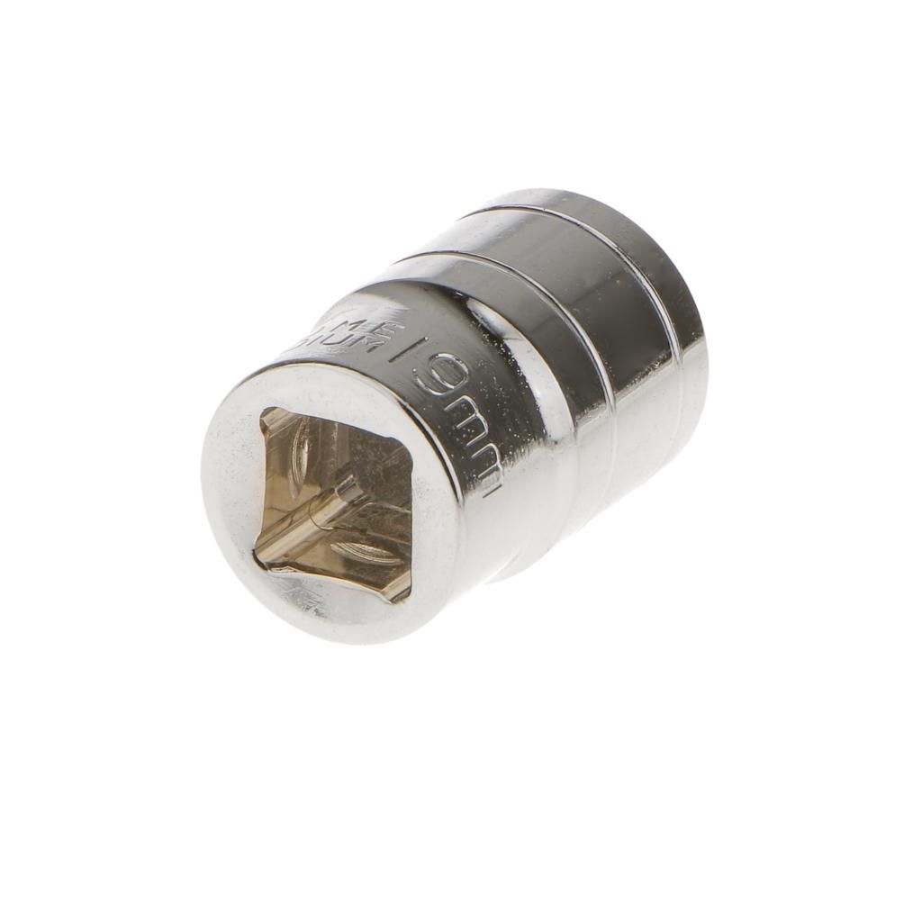 Multifunctional 19mm Short 1/2 Drive Socket Metric  Winding