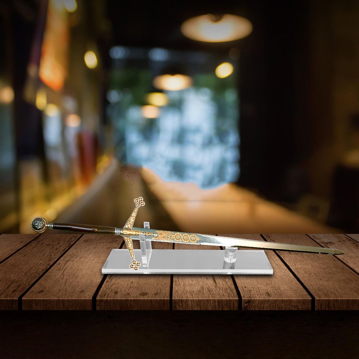 Acrylic Display Stand Table Decoration Transparent Base