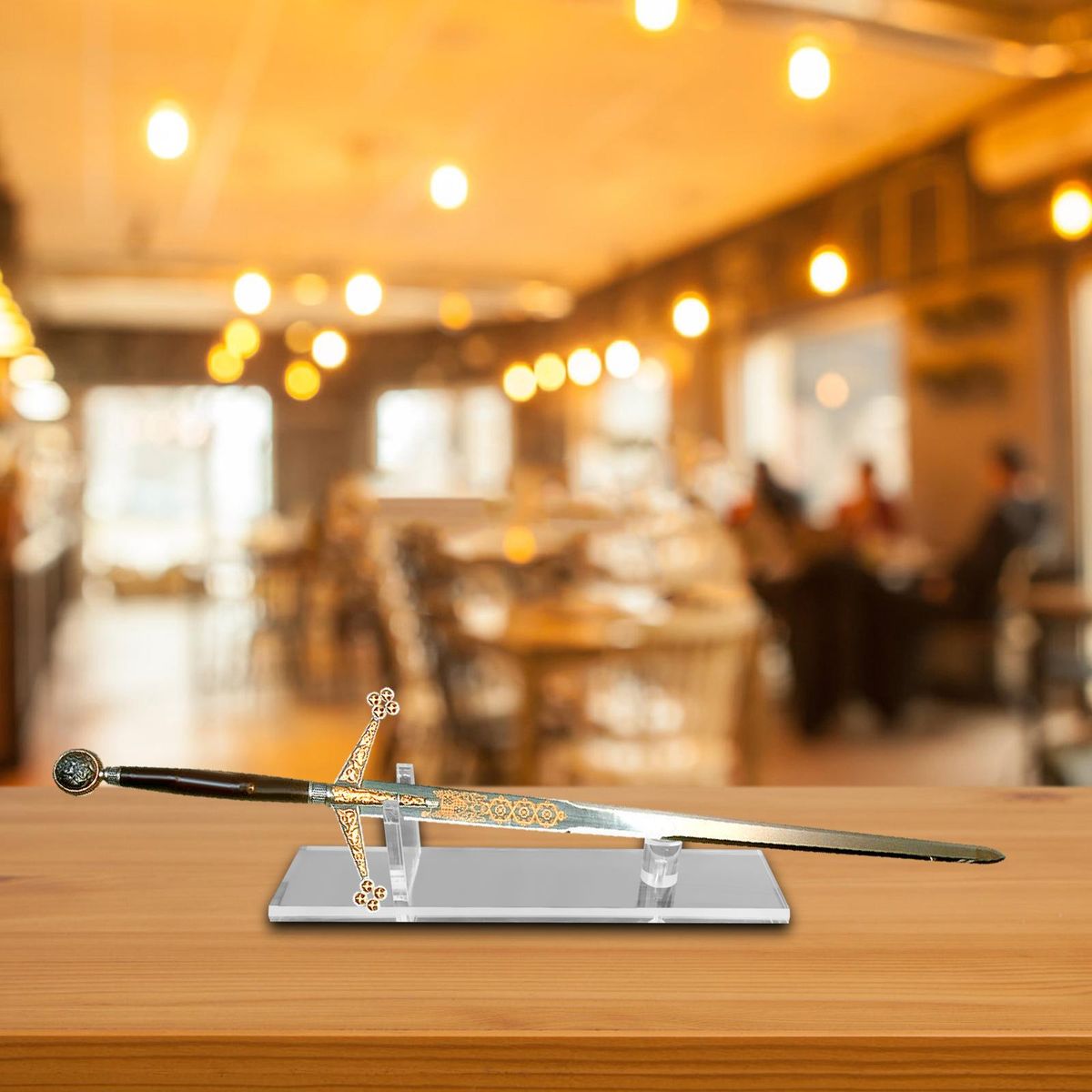 Acrylic Display Stand Table Decoration Transparent Base