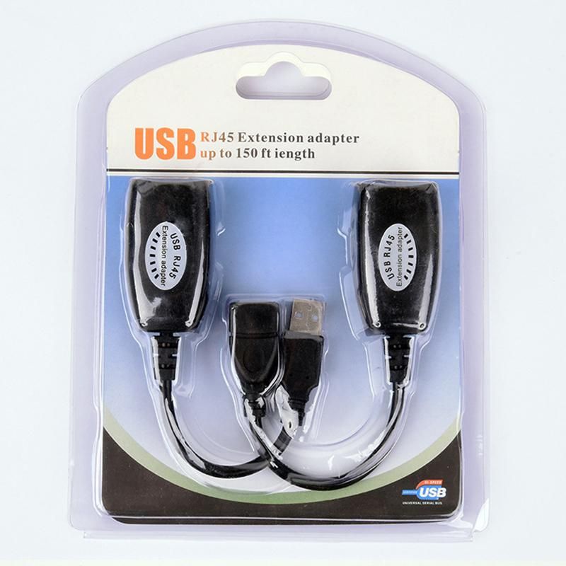 USB Extender 50m USB Extension Signal Amplifier usb2.0 to RJ45 Network Extender