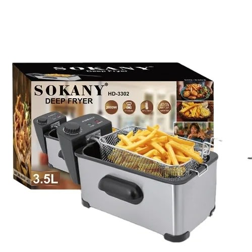 Electric  Deep Fryer - 3.5 Liters - 2000W