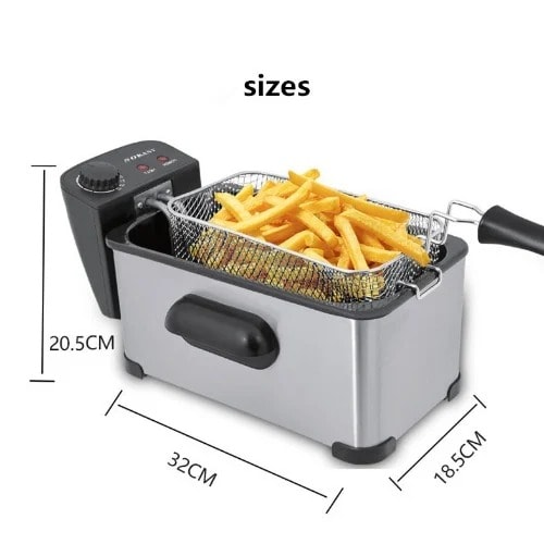 Electric  Deep Fryer - 3.5 Liters - 2000W