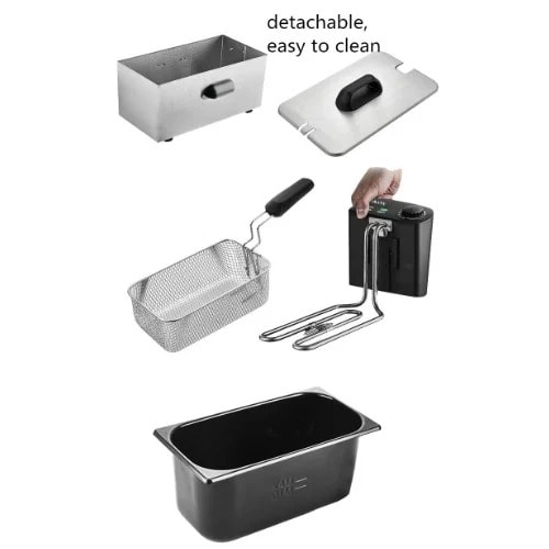 Electric  Deep Fryer - 3.5 Liters - 2000W
