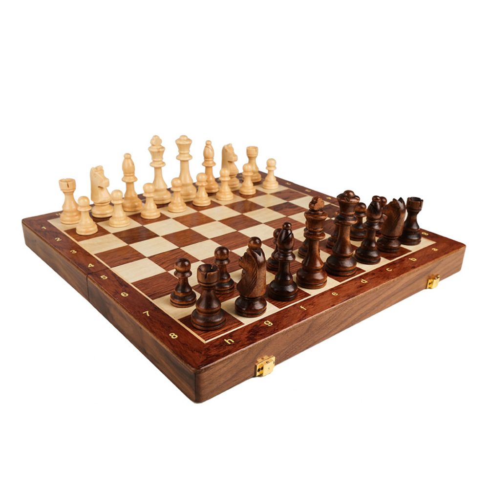 Wooden Chess Board Set 15 Inch International Chess Game