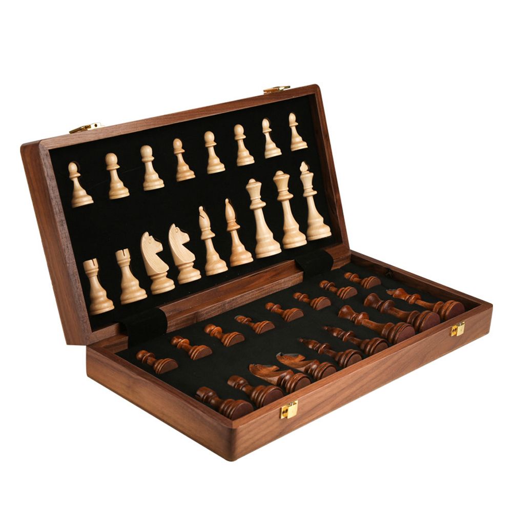 Wooden Chess Board Set 15 Inch International Chess Game