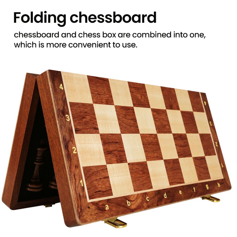 Wooden Chess Board Set 15 Inch International Chess Game