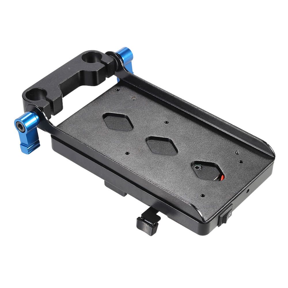 V Type Battery Plate With 15mm Rod Clamp E6 Battery Adapter