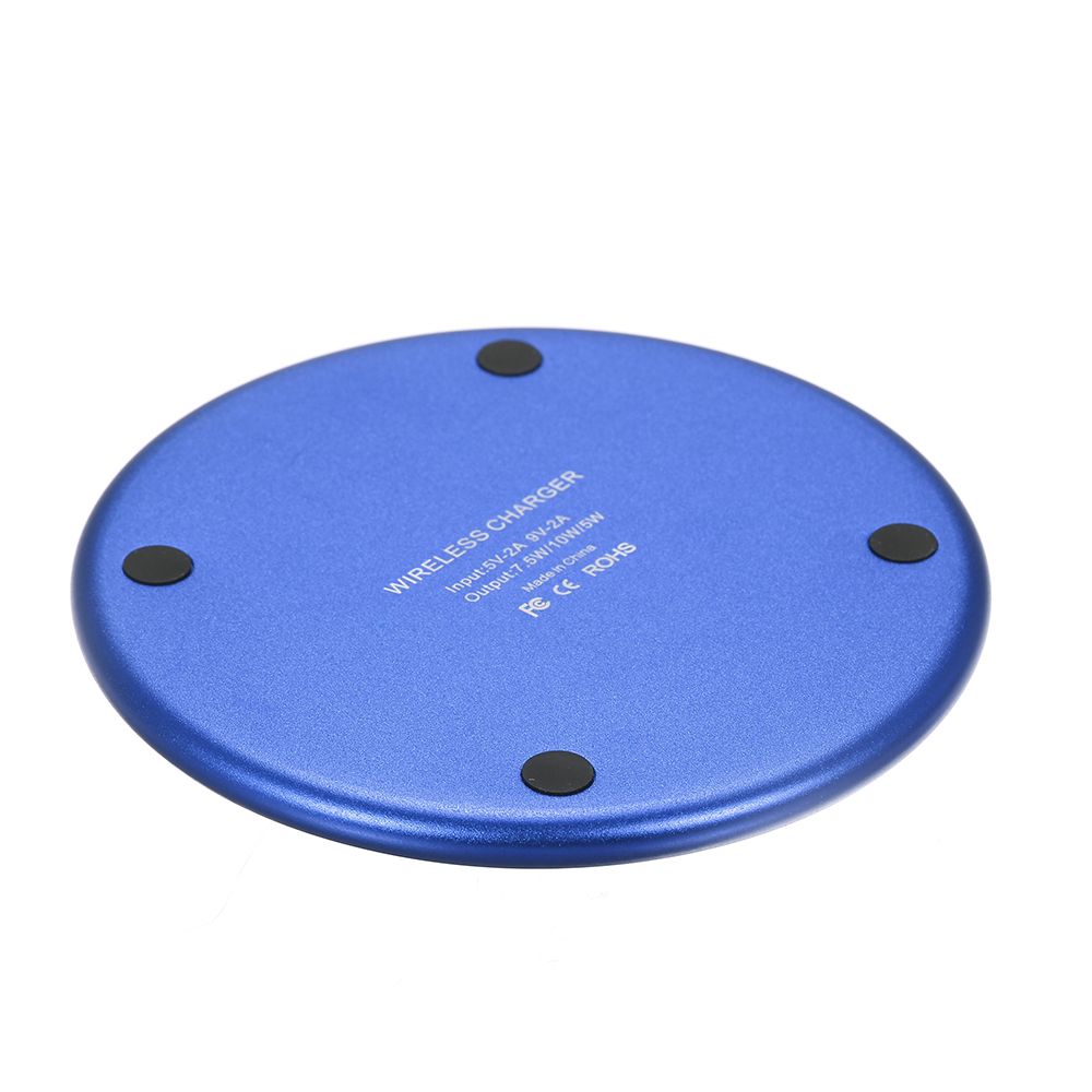 5/7.5/10W Wireless Charger Aluminium Alloy Flying Disk Fast