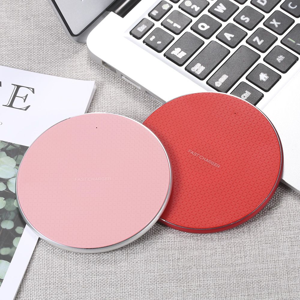 5/7.5/10W Wireless Charger Aluminium Alloy Flying Disk Fast