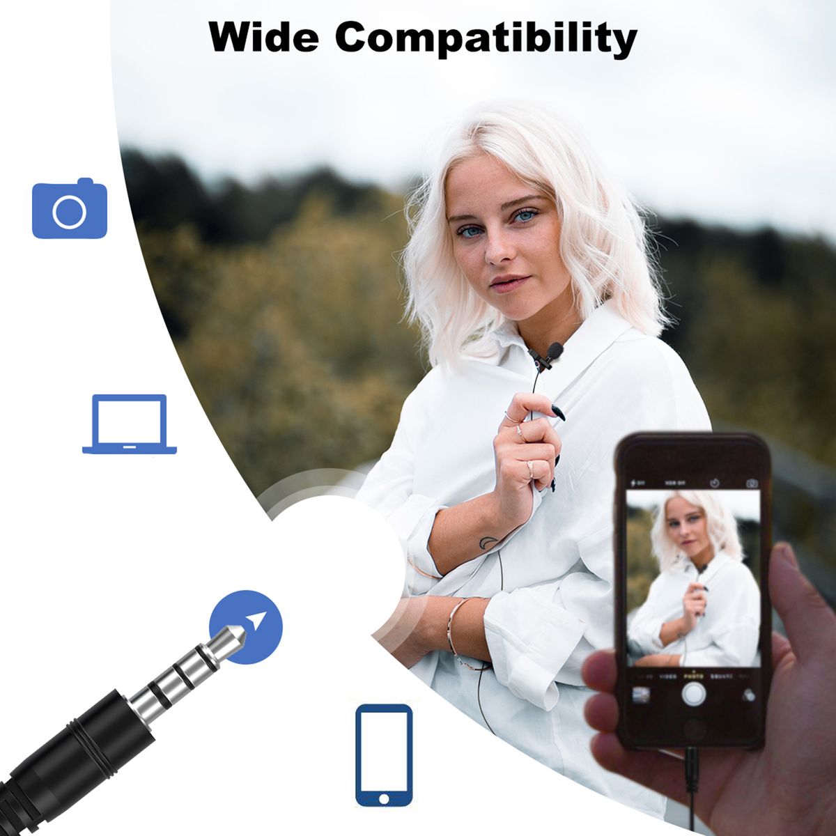 SYNCO Lav-S6E Professional Lavalier Microphone Clip-on