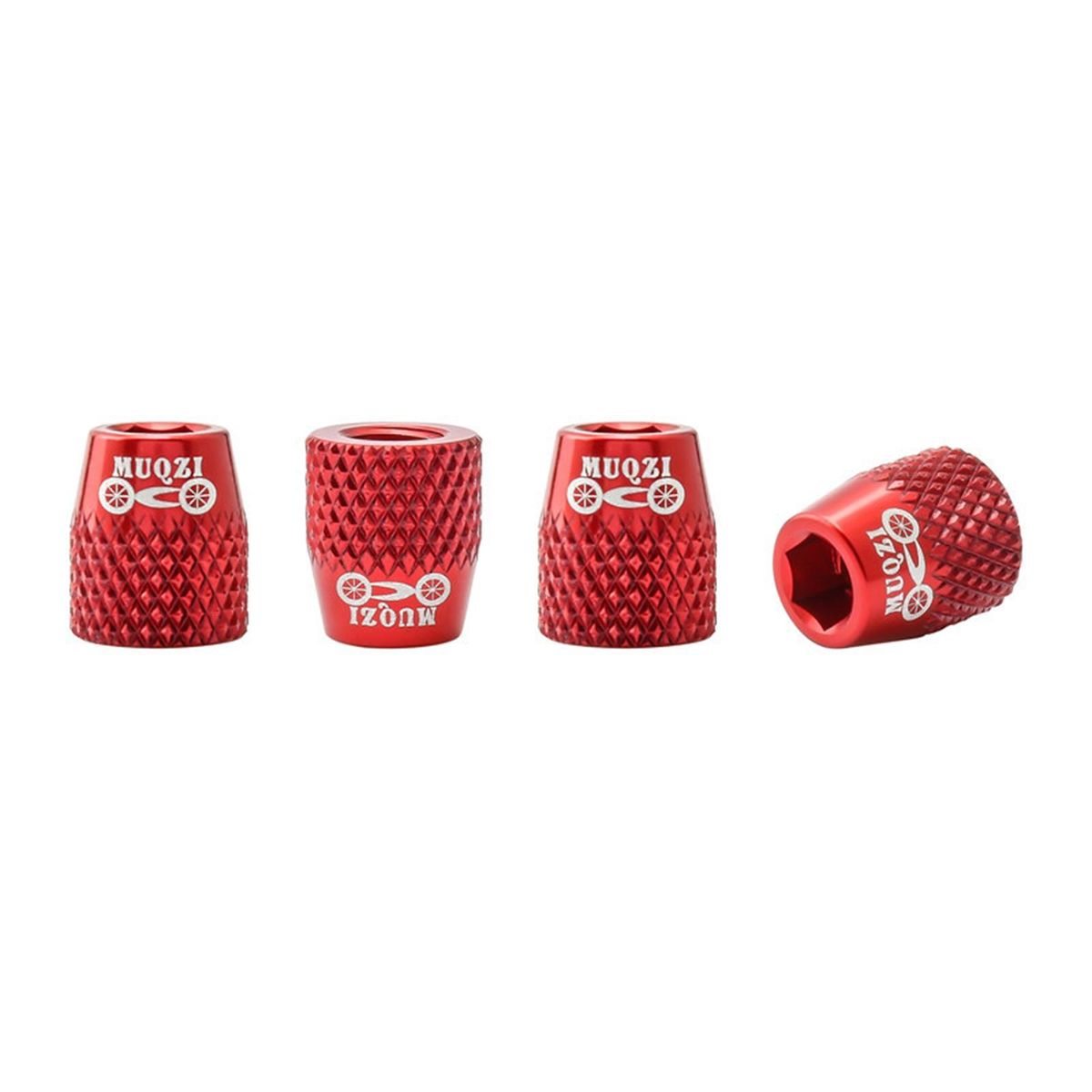 4Pcs Fixing Bolts Bike V Brake Pad Brake Block Fixing Nut Red