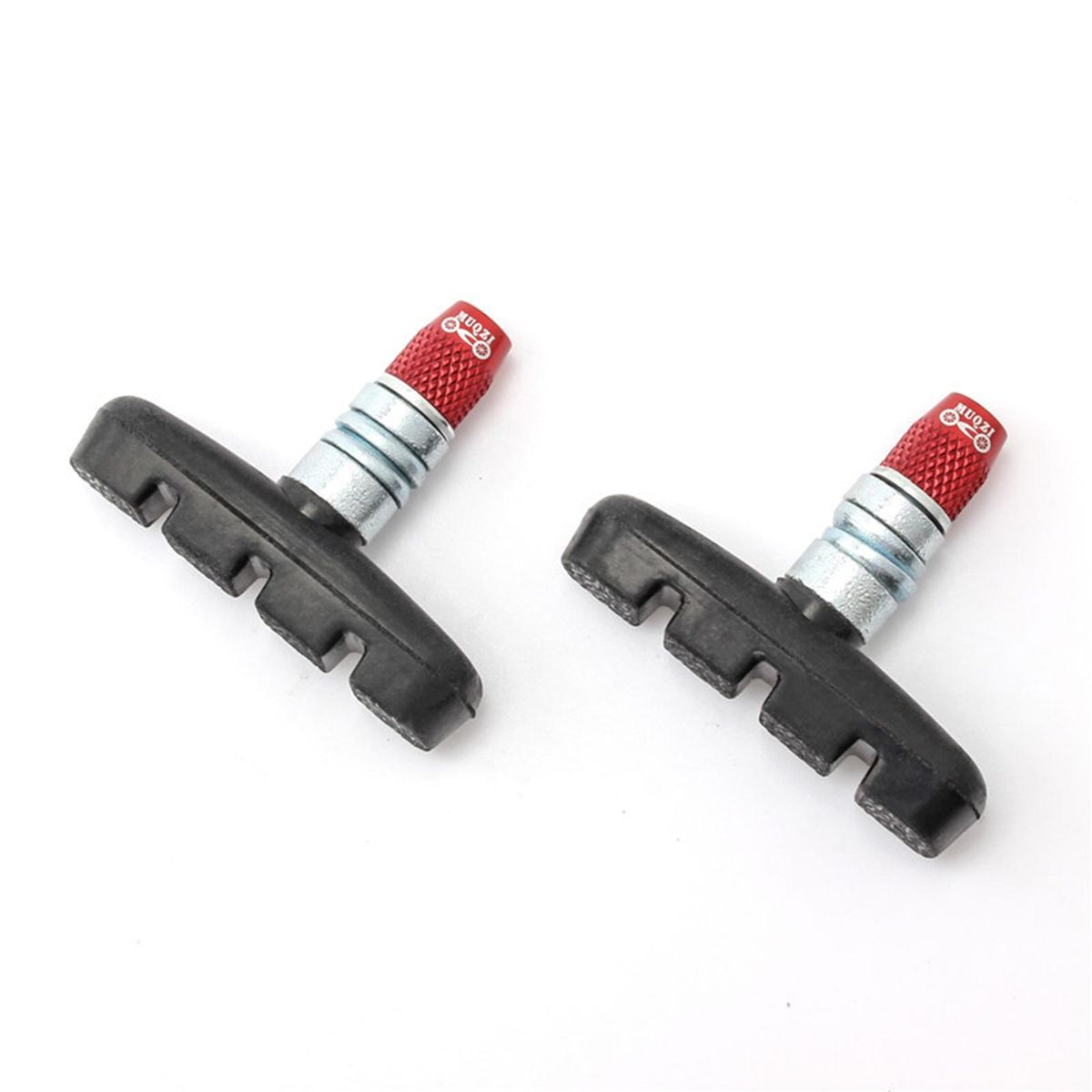 4Pcs Fixing Bolts Bike V Brake Pad Brake Block Fixing Nut Red