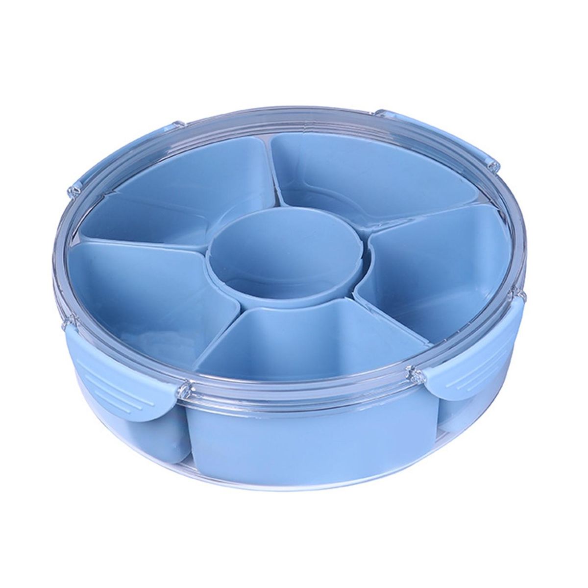 Fruit Tray with Compartments Versatile Veggie Tray 46 for Appetizers Blue