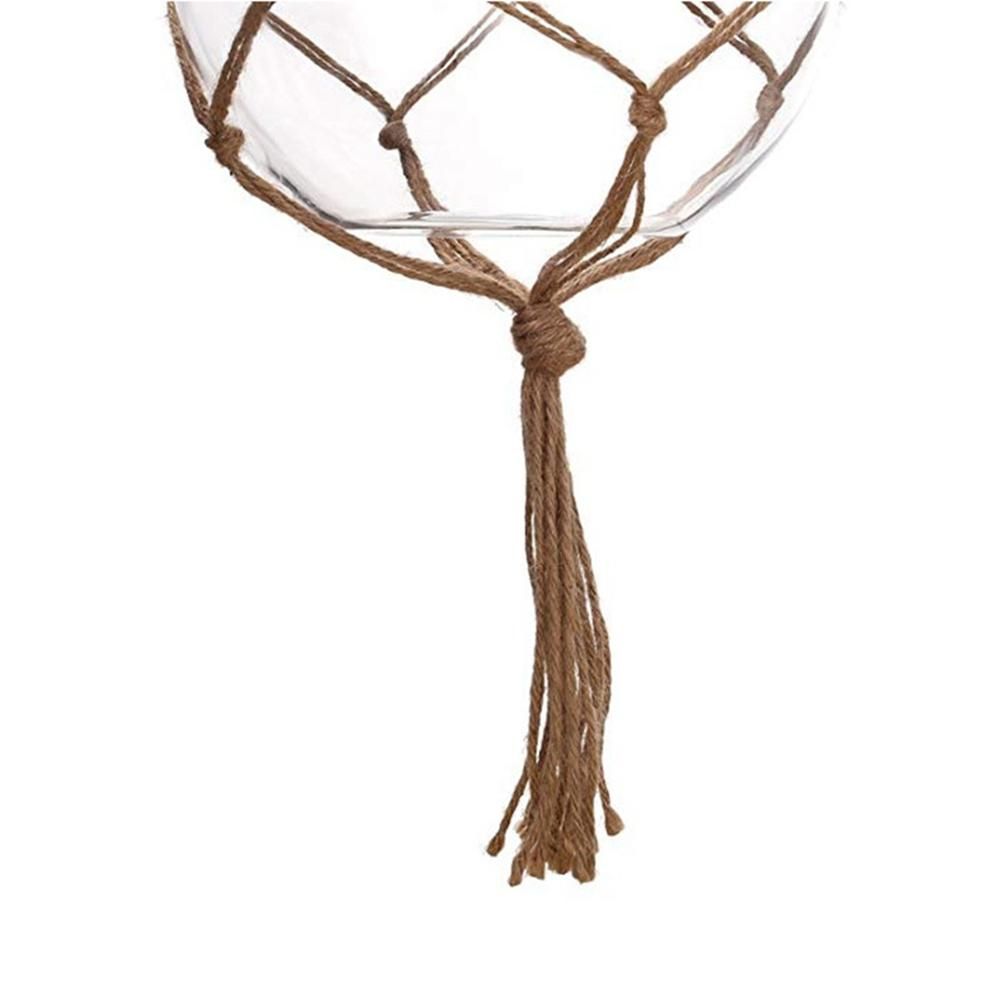 4PCS Hemp Rope Plant Holders Plant Flower Pot Hangers Hanging Decor Knotted Lifting Rope Home Garden Supplies
