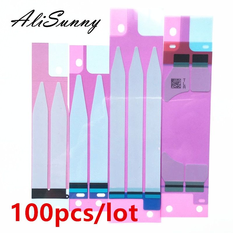 Alisunny 100pcs Adhesive Sticker For Iphone 6 6s 7 8 Plus X