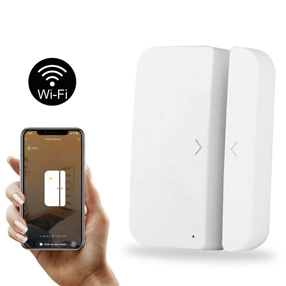 WiFi Door Alarm Window Sensor Detector SmartHome Secure Tuya