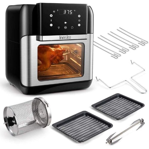 Innsky Air Fryer - 10.6 Litres Quarts Air Rotisserie Oven- 1500W