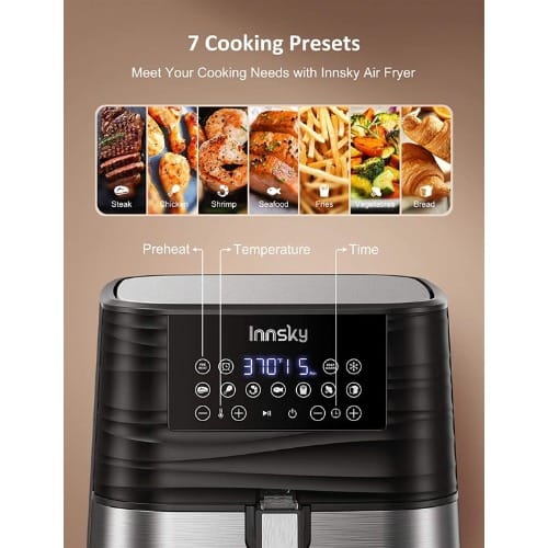 Innsky Air Fryer - 10.6 Litres Quarts Air Rotisserie Oven- 1500W