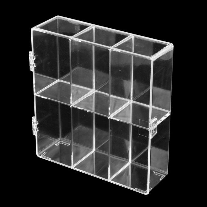 Acrylic Display Rack 6-Compartment For Action Figure Show Off