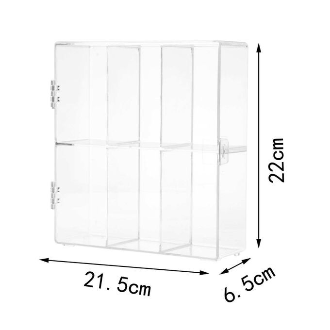Acrylic Display Rack 6-Compartment For Action Figure Show Off