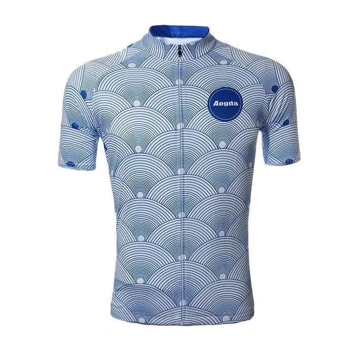 Cycling Jersey Shirt Short Sleeve Breathable Biking Top Mountain Sport Mens Zip XXL