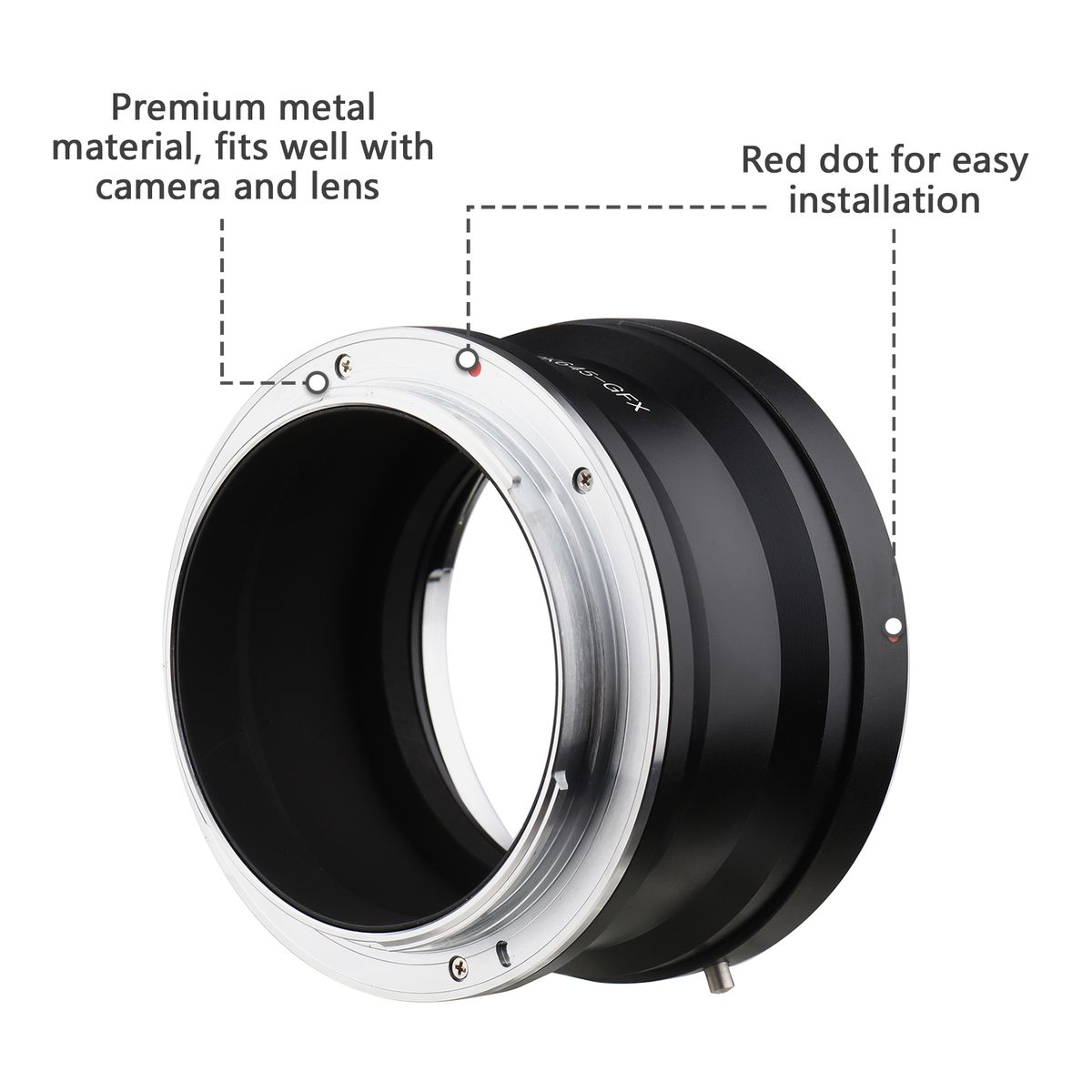 PK645-GFX Camera Lens Adapter Replacement For Pentax PK645