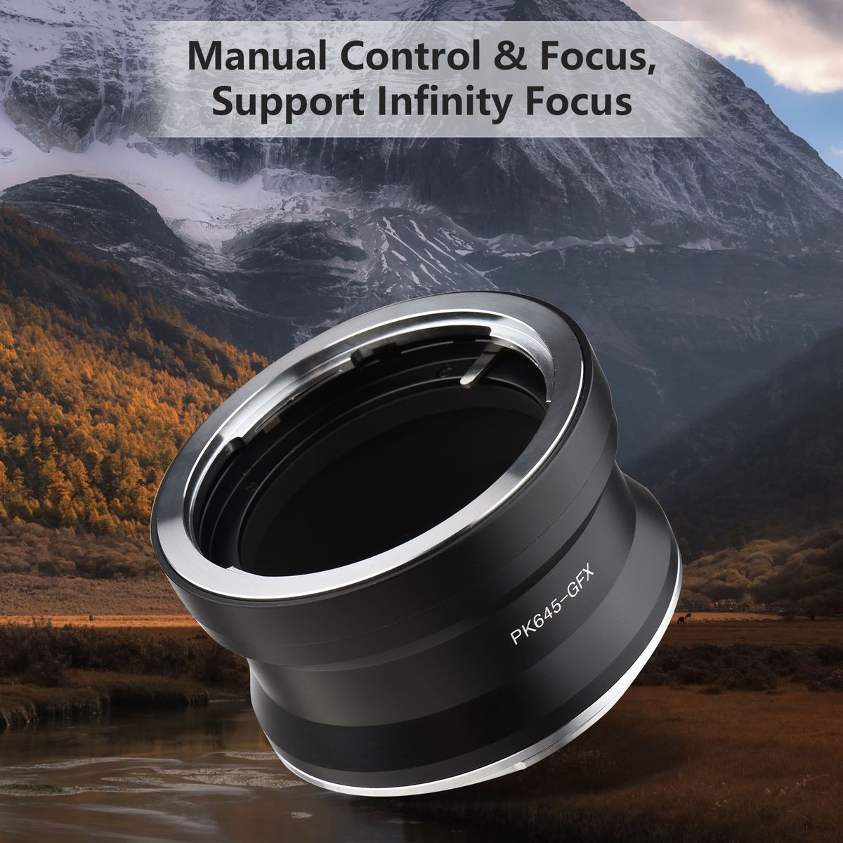 PK645-GFX Camera Lens Adapter Replacement For Pentax PK645