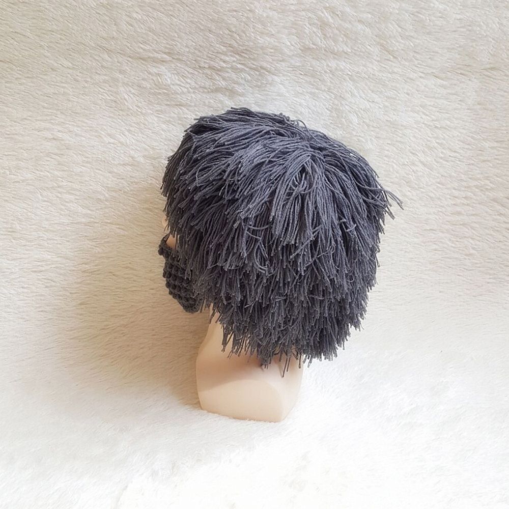 Wig Beard Hats Hobo Mad Scientist Caveman Handmade Knit