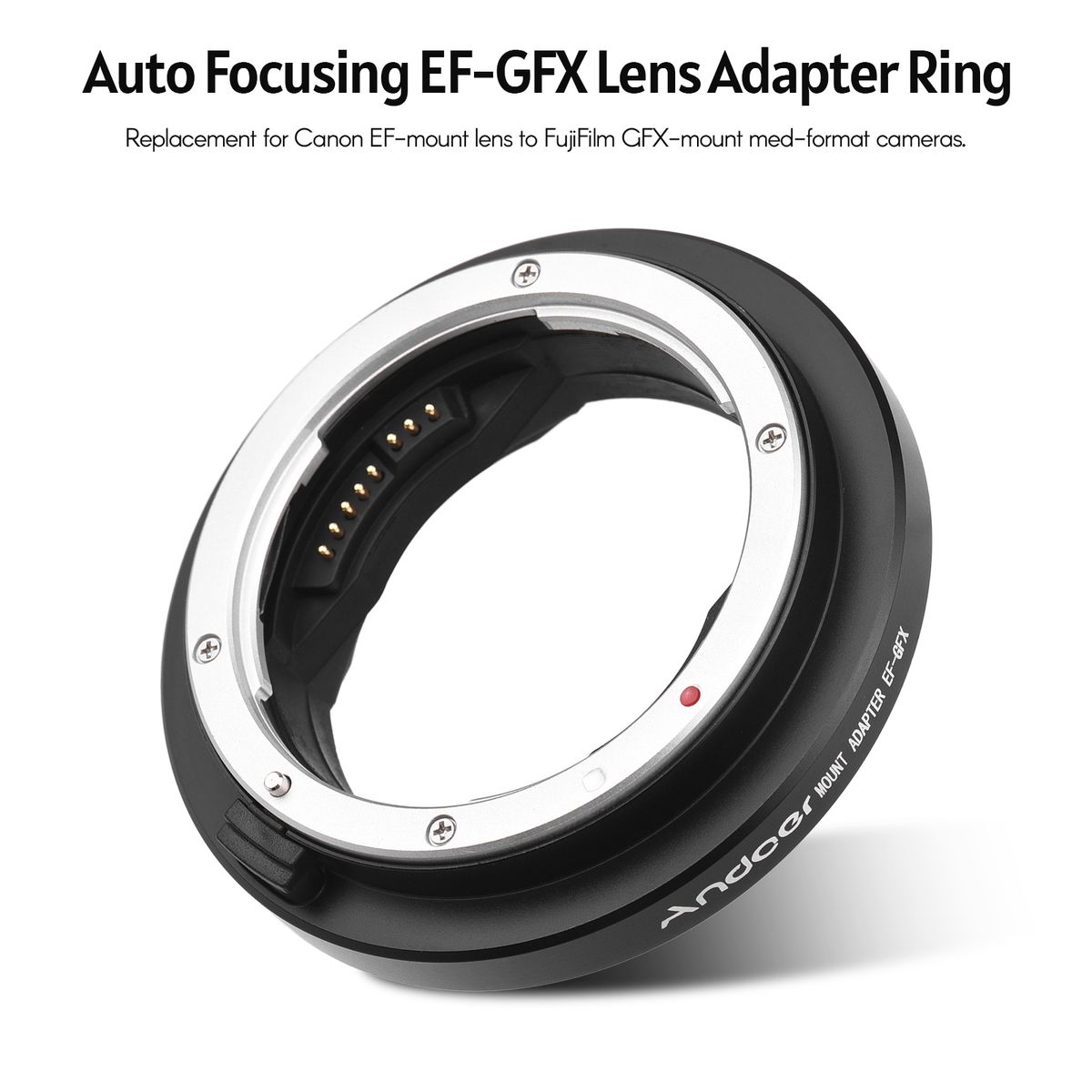 EF-GFX Camera Lens Adapter Ring Auto Focus
