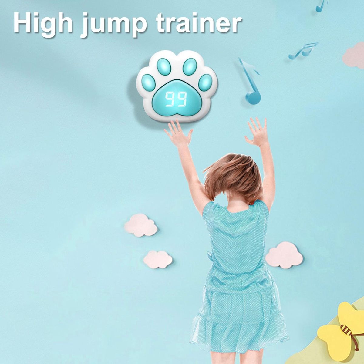Jumping Toy Preschool Kids Exercise Grow Taller Toy Blue
