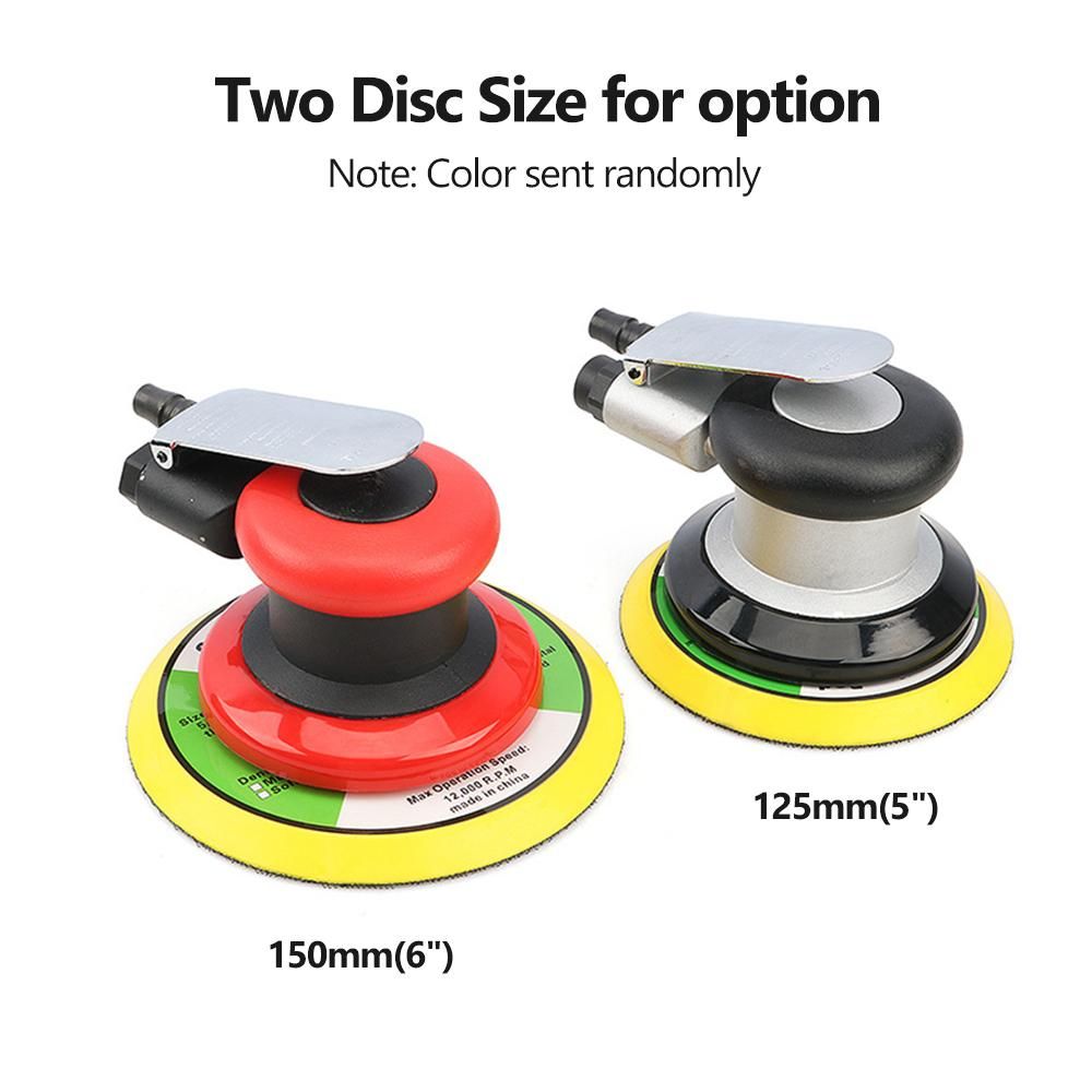 6'' Pneumatic Sander Pneumatic Polisher Air Sander Air Palm Orbital Sander Grinder Palm Sander Sanding Machine Tool