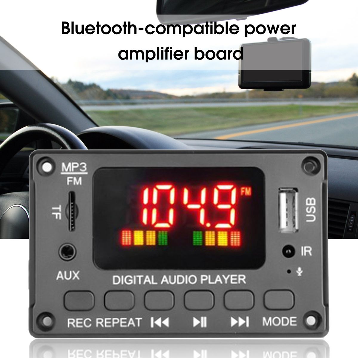 Digital Amplifier Board   Wide Application Black